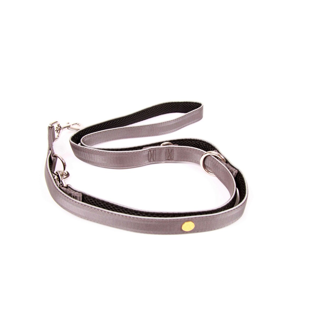 Hundeleine Silver-Black Edition – Größe M