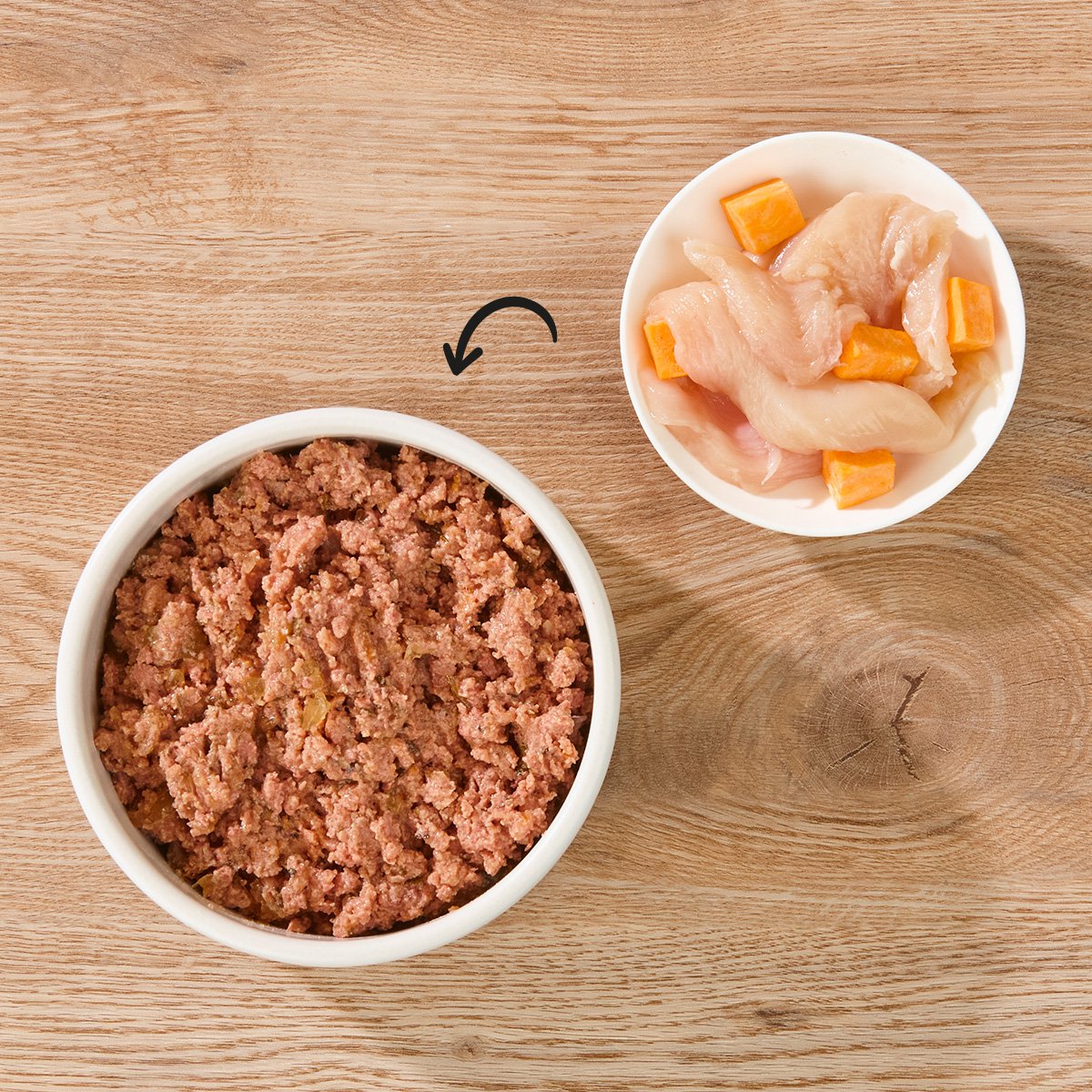 Gaumenfreude – Nassfutter mit Geflügel & Süßkartoffel