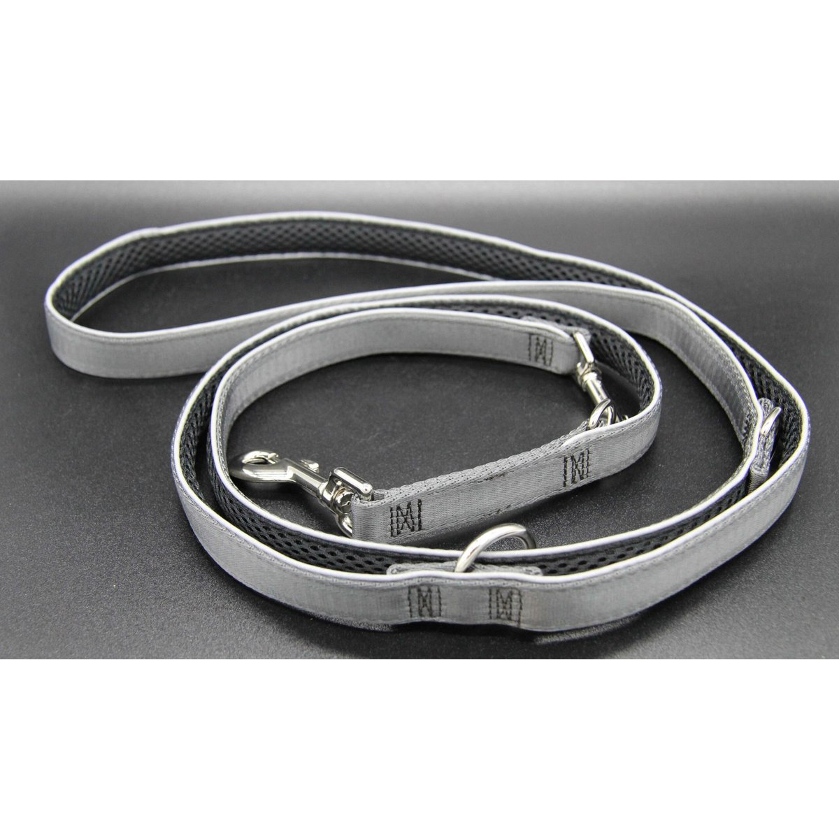 Hundeleine Silver-Black Edition – Größe M