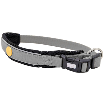Halsband Silber Grau