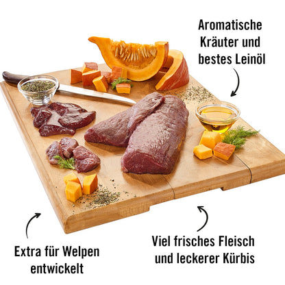 Lammfromm – Welpen Nassfutter mit Lamm & Kürbis