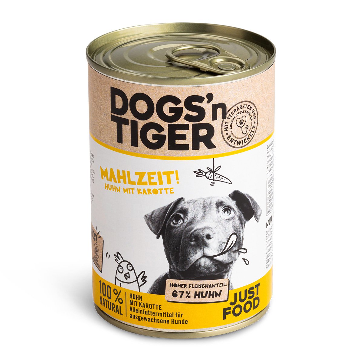Mahlzeit! – Nassfutter mit Huhn & Karotte