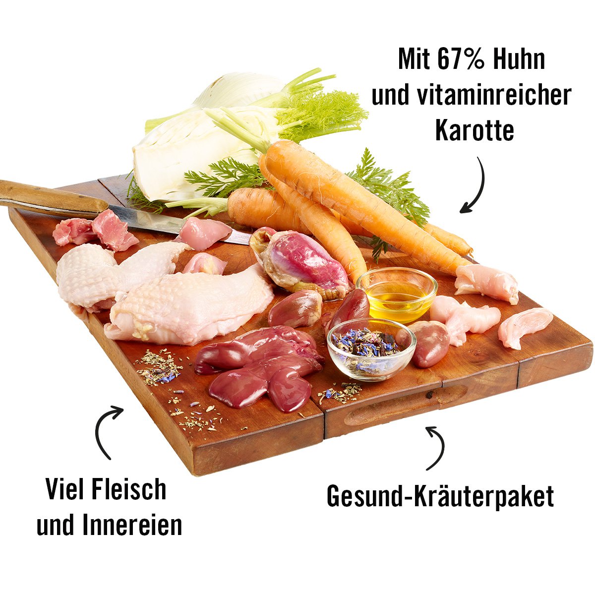 Mahlzeit! – Nassfutter mit Huhn & Karotte